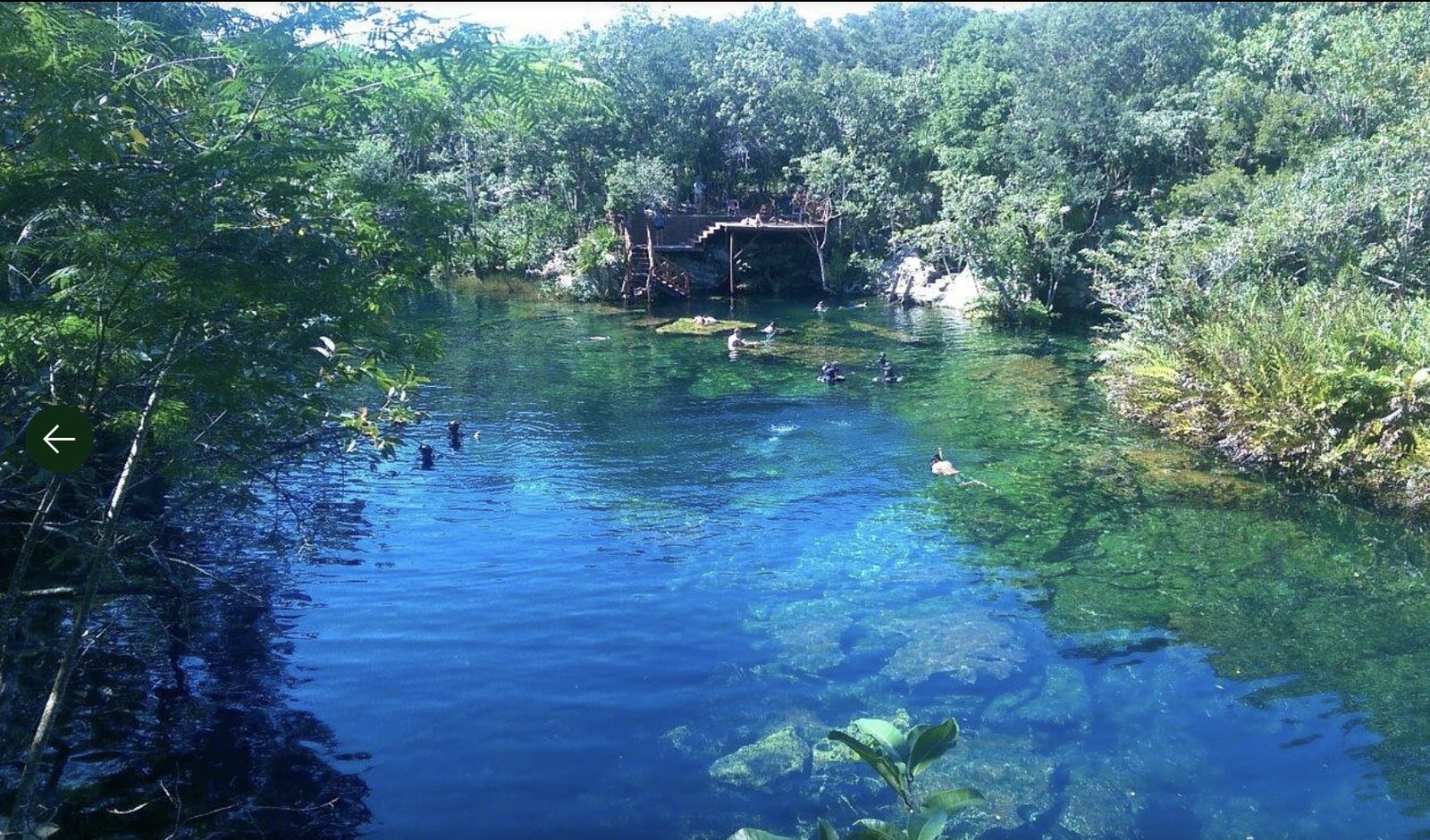 Cenote Jardín del Edén near Playa del Carmen