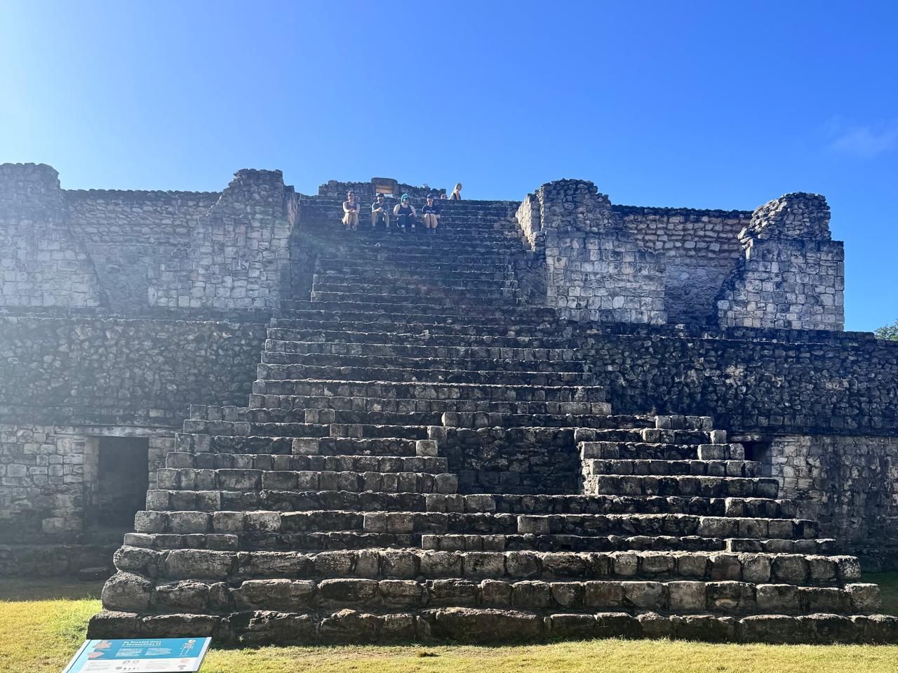 Ek Balam ruins in the jungle