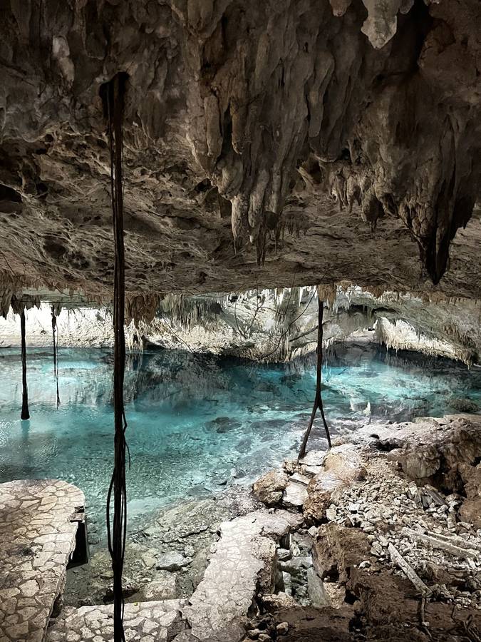 Cave cenote swim