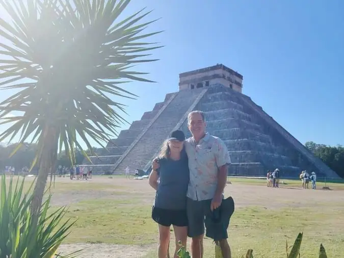 Guests at Chichén Itzá
