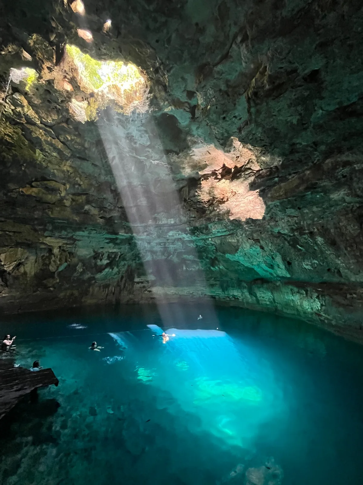 Cenote X'ux Ha during a private cenote day with Tours Aldea