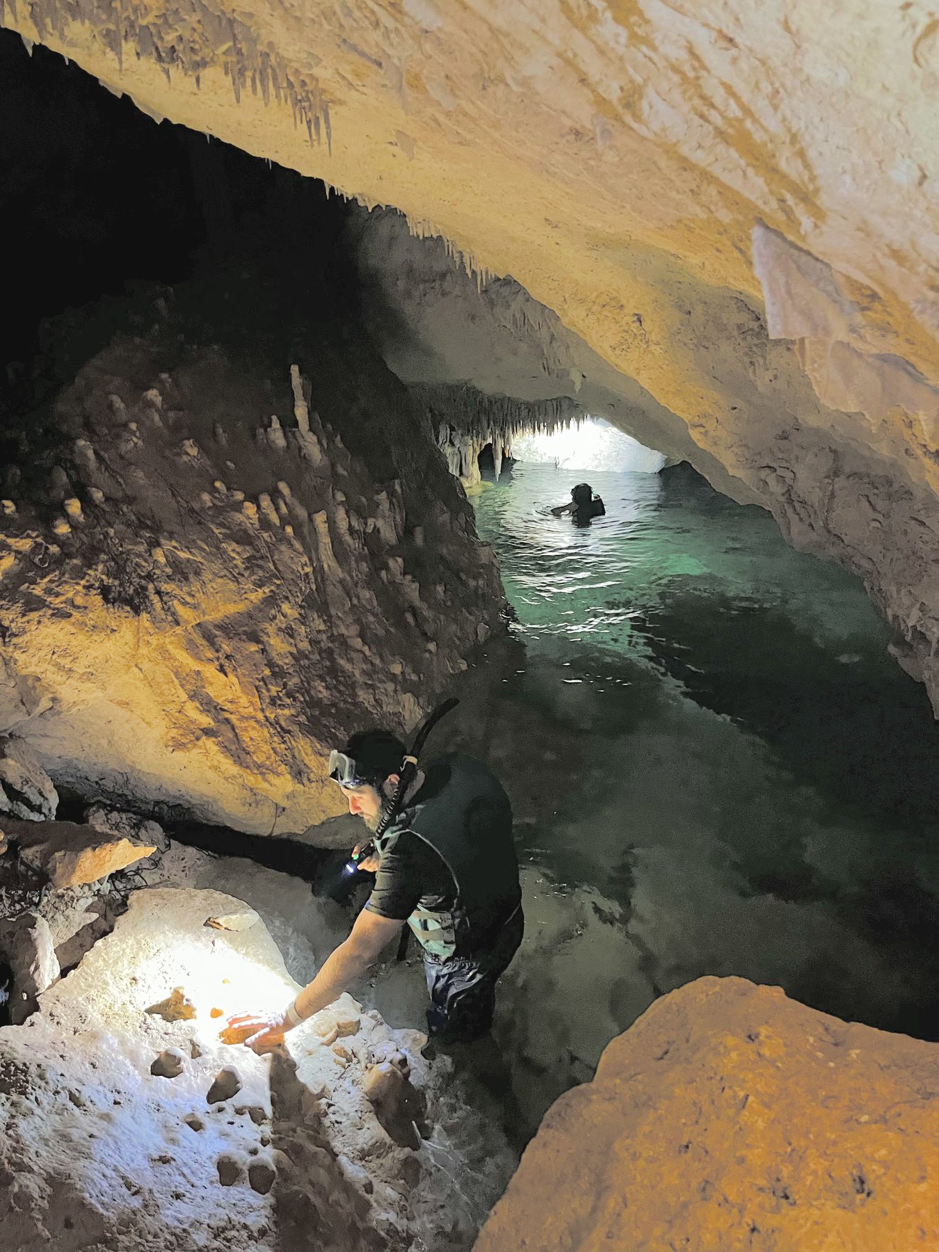 Private cenote cave experience near Tulum
